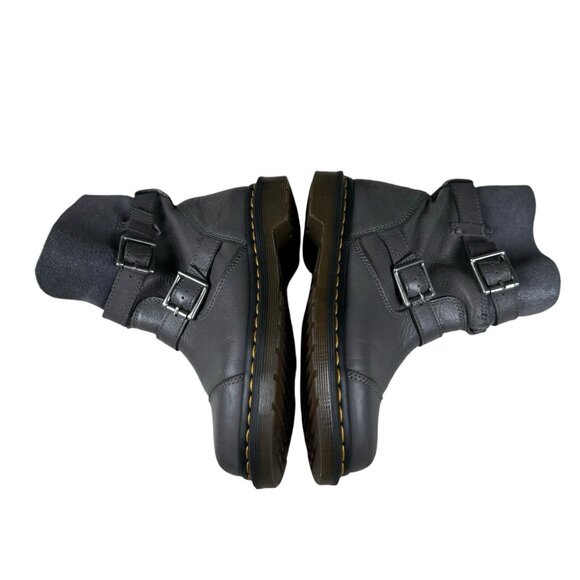 Dr Martens Kristy Gray Slouch Size US 5 Leather/Suede Boots - Picture 9 of 16